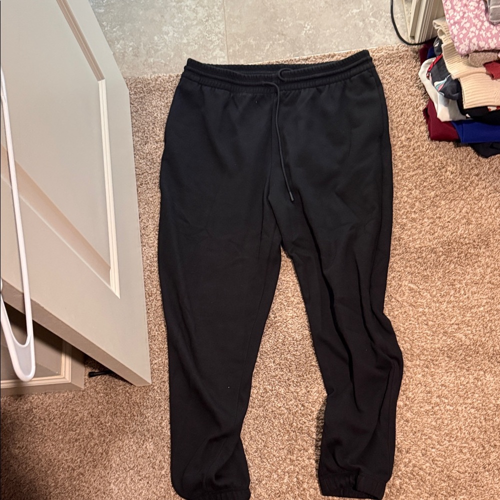 YITTY Black Men's Jogger Sweatpants with Drawstring